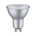 LED-reflektorpære GU10 8W 2700K dimbar 36° krom matt Paulmann forfra