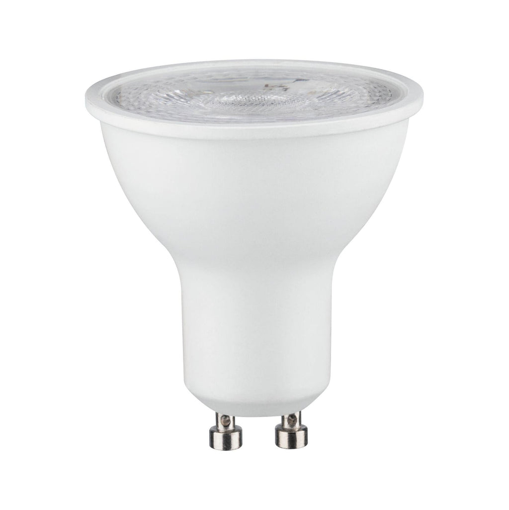 LED reflektorpære GU10 8W 750lm 2700K dimbar hvit - Paulmann forfra