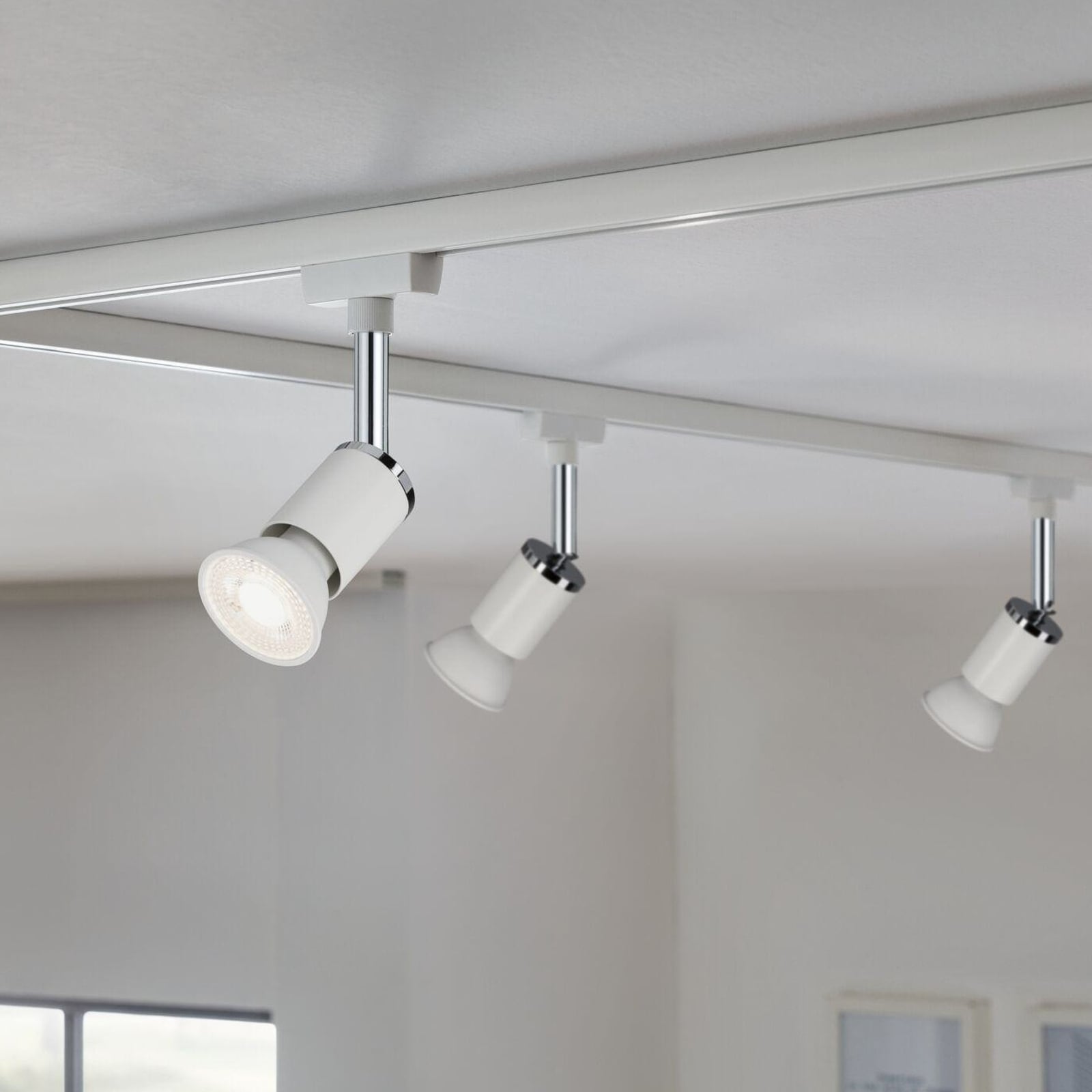 LED reflektorpære GU10 8W 750lm 2700K dimbar hvit - Paulmann bakside