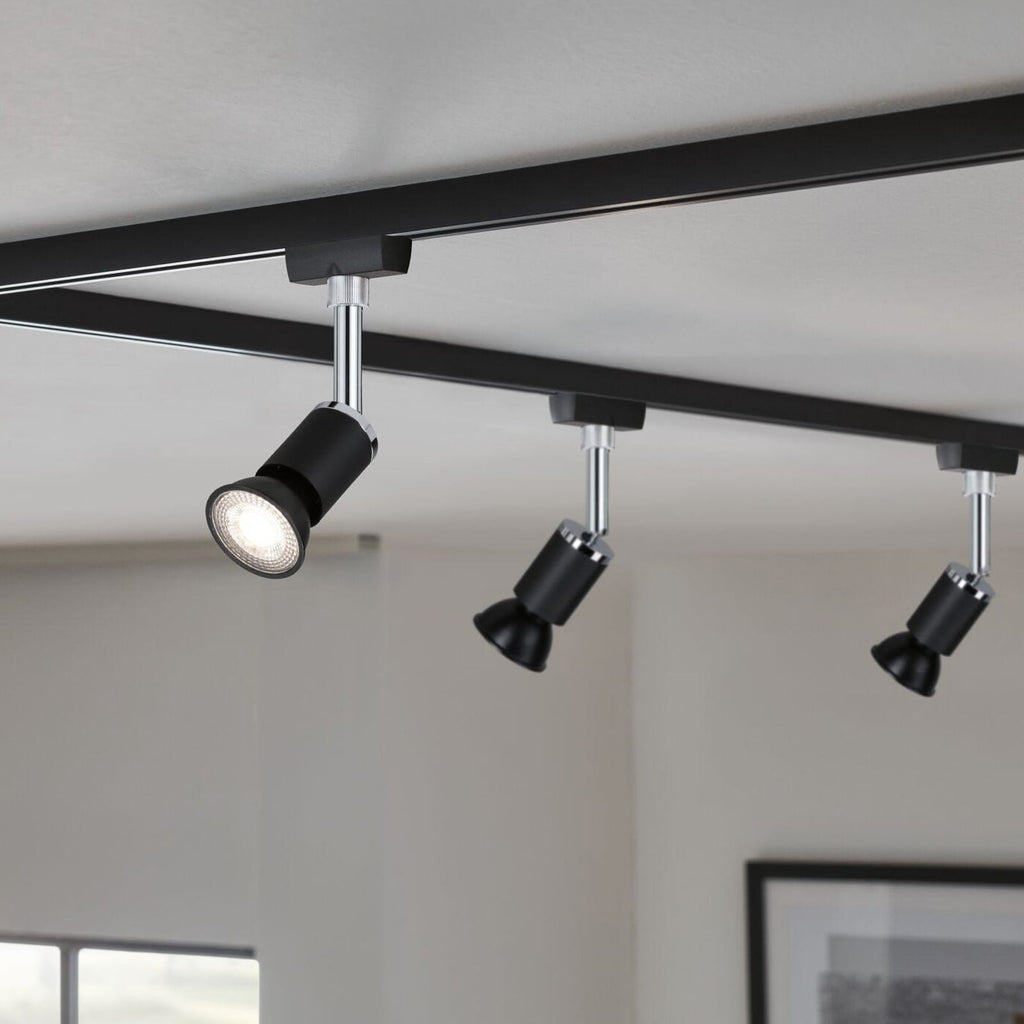 LED reflektorpære GU10 8W 750lm 4000K dimbar svart - Paulmann nærbilde