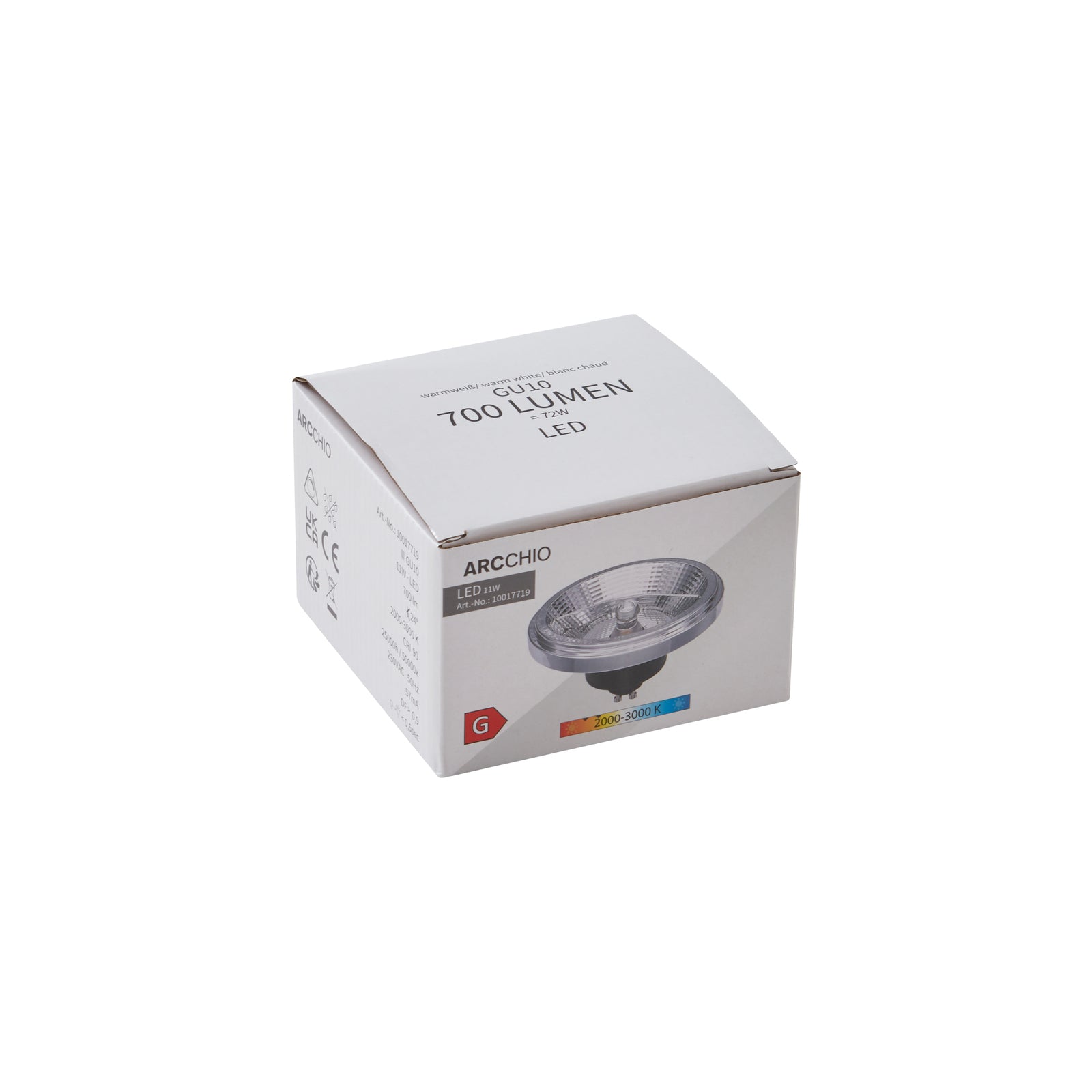 LED reflektorpære GU10 ES111 11W dim-to-warm 3000K - Arcchio lyserom