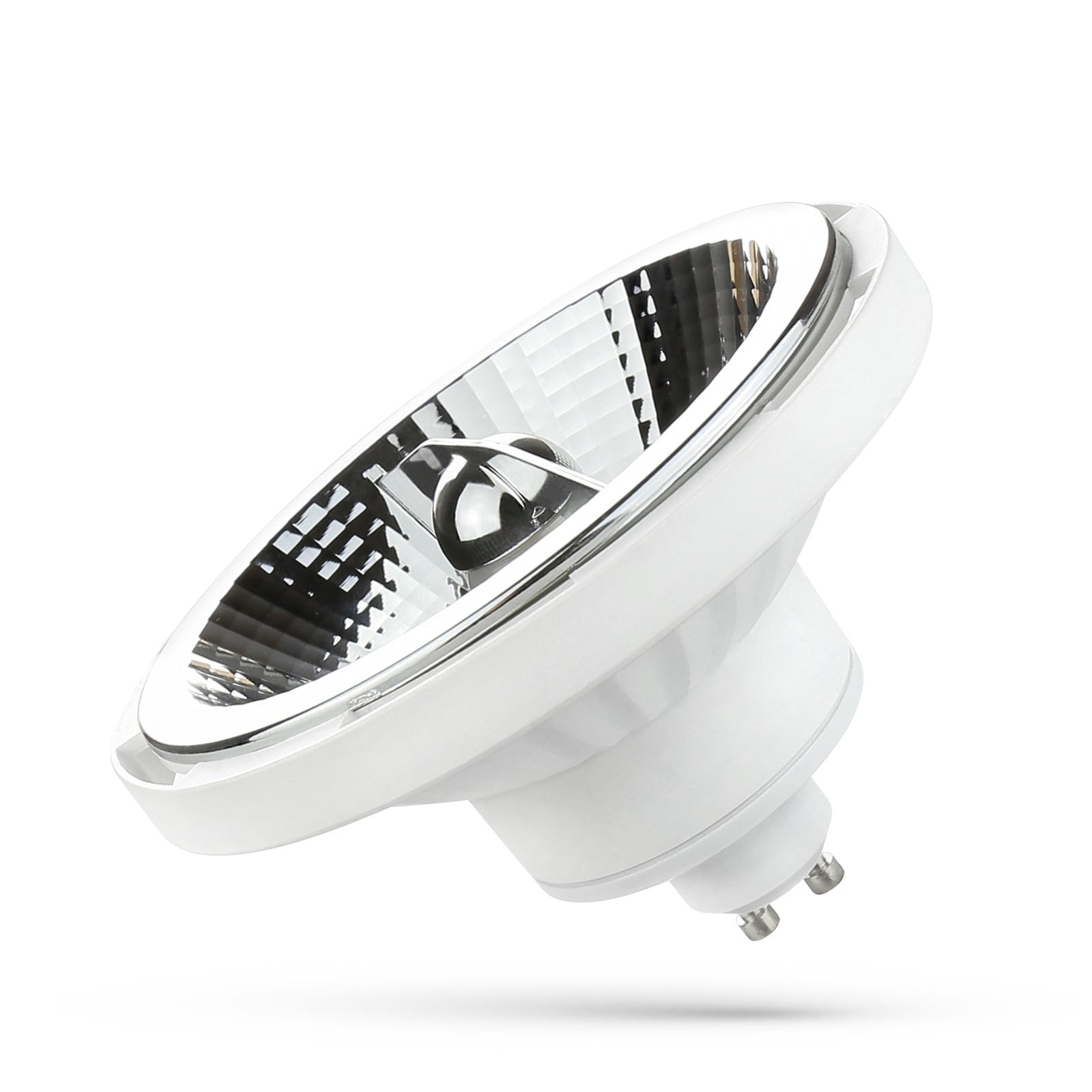 LED reflektorpære GU10 ES111 12W 3000K 1050lm hvit - Argon forfra