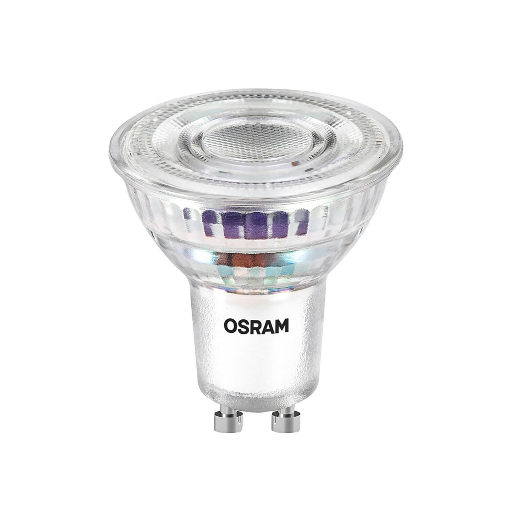 LED-reflektorpære PAR16 GU10 4,7W 4000K 850lm OSRAM forfra