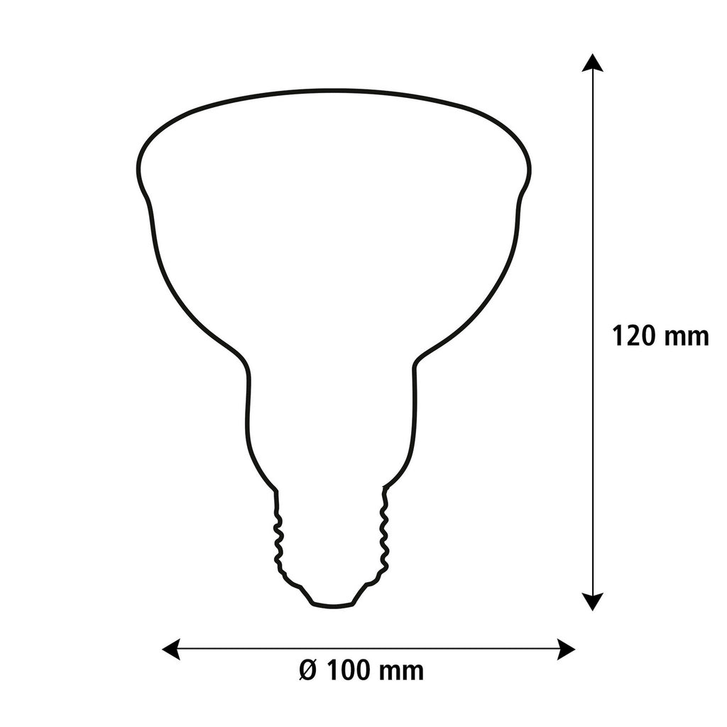 Detalj av LED reflektorpære PAR30 E27 13W dim-to-warm 36° Ra95 - SEGULA