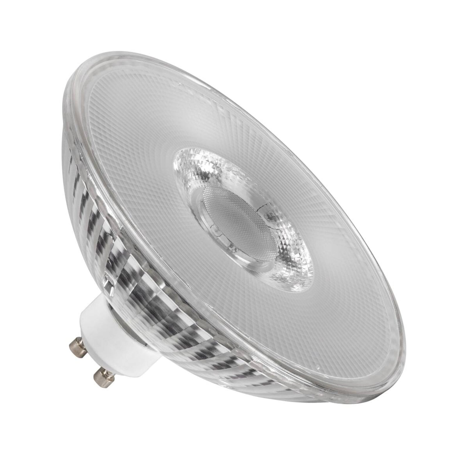 LED reflektorpære QPAR111 GU10 8W 680lm 2700K dimbar - SLV forfra