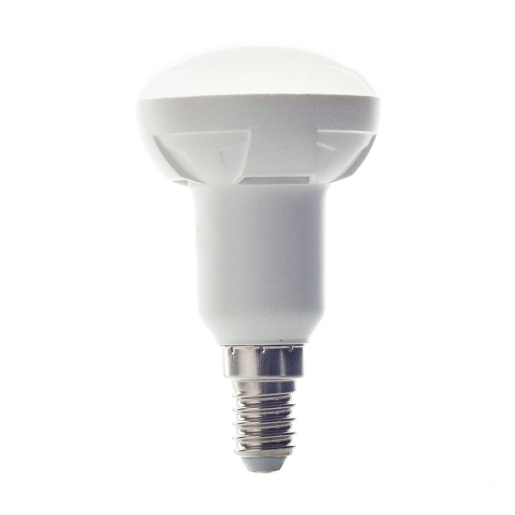LED reflektorpære R50 E14 4,9W 3000K varmhvit bakside