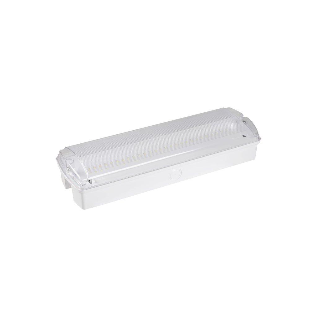 LED rømningsveilampe Hamm inn-/påbygg IP65 6500K bakside