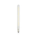 LED rørformet pære E14 4,5W 2700K dimbar matt glass forfra