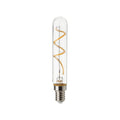 LED rørpære E14 3,7W 3000K klar filament 350 lm - Brilliant forfra