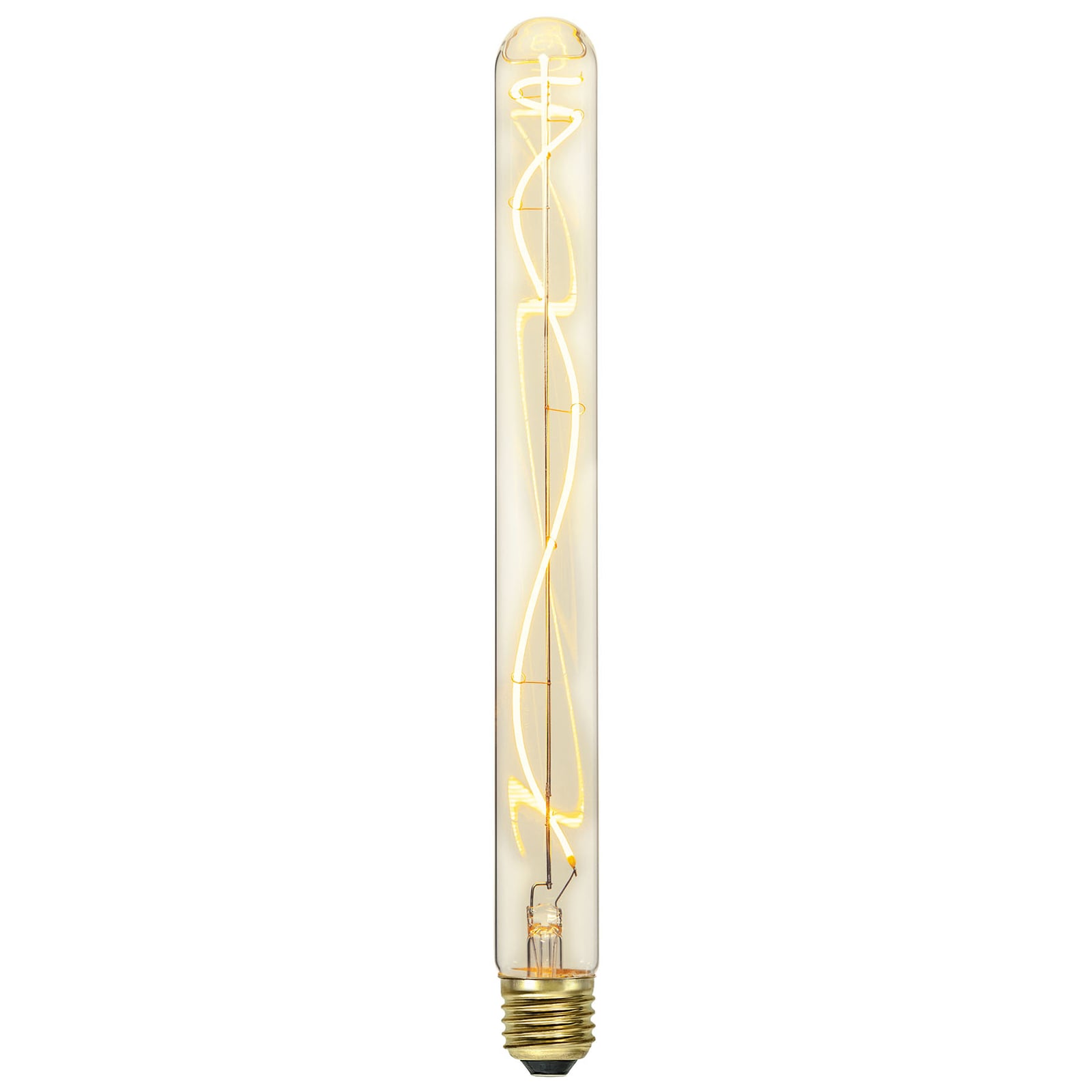 Bakside av LED-rørpære E27 T30 30 cm 4W 2200K klar dimbar STAR TRADING