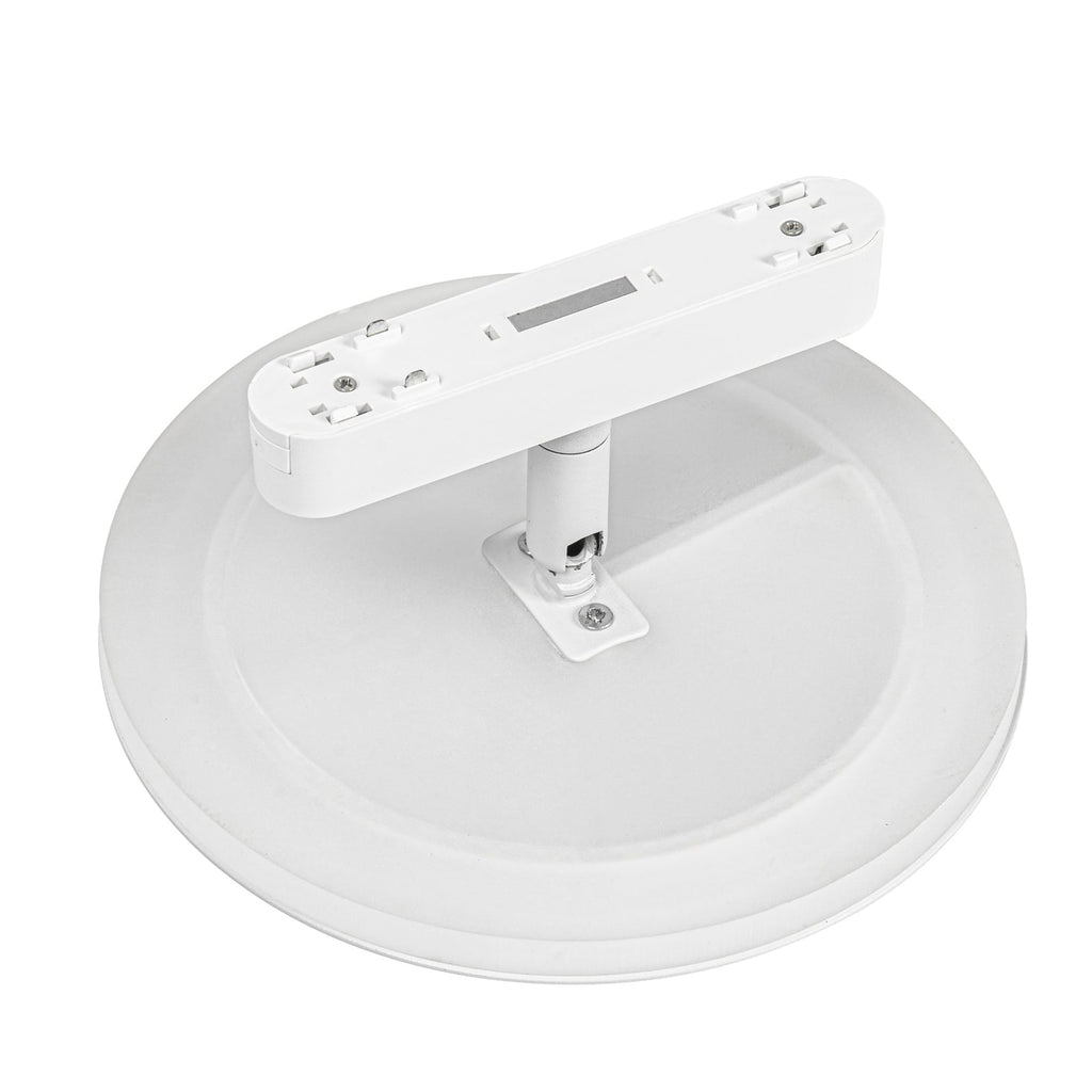 LED-skinnelampe 48V Lumaro dimbar hvit Ø18 cm aluminium og plast materiale