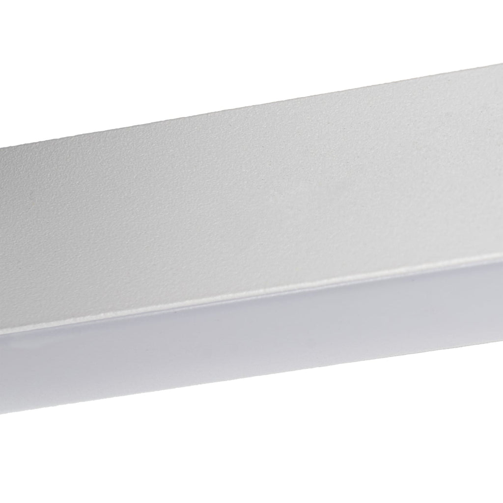 LED-skinnelampe 48V Lumaro hvit L-form 10W dimbar CCT monteringsdetalj