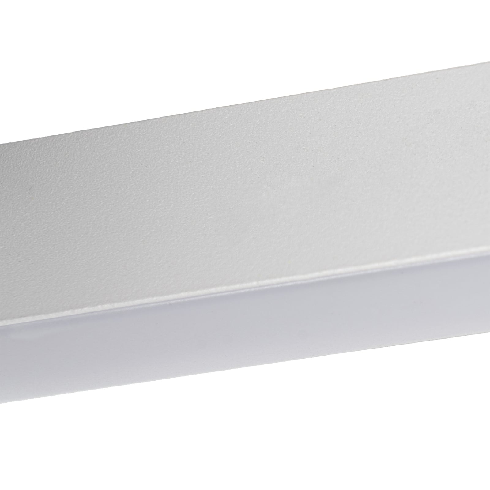 LED-skinnelampe 48V Lumaro hvit L-form 10W dimbar CCT monteringsdetalj