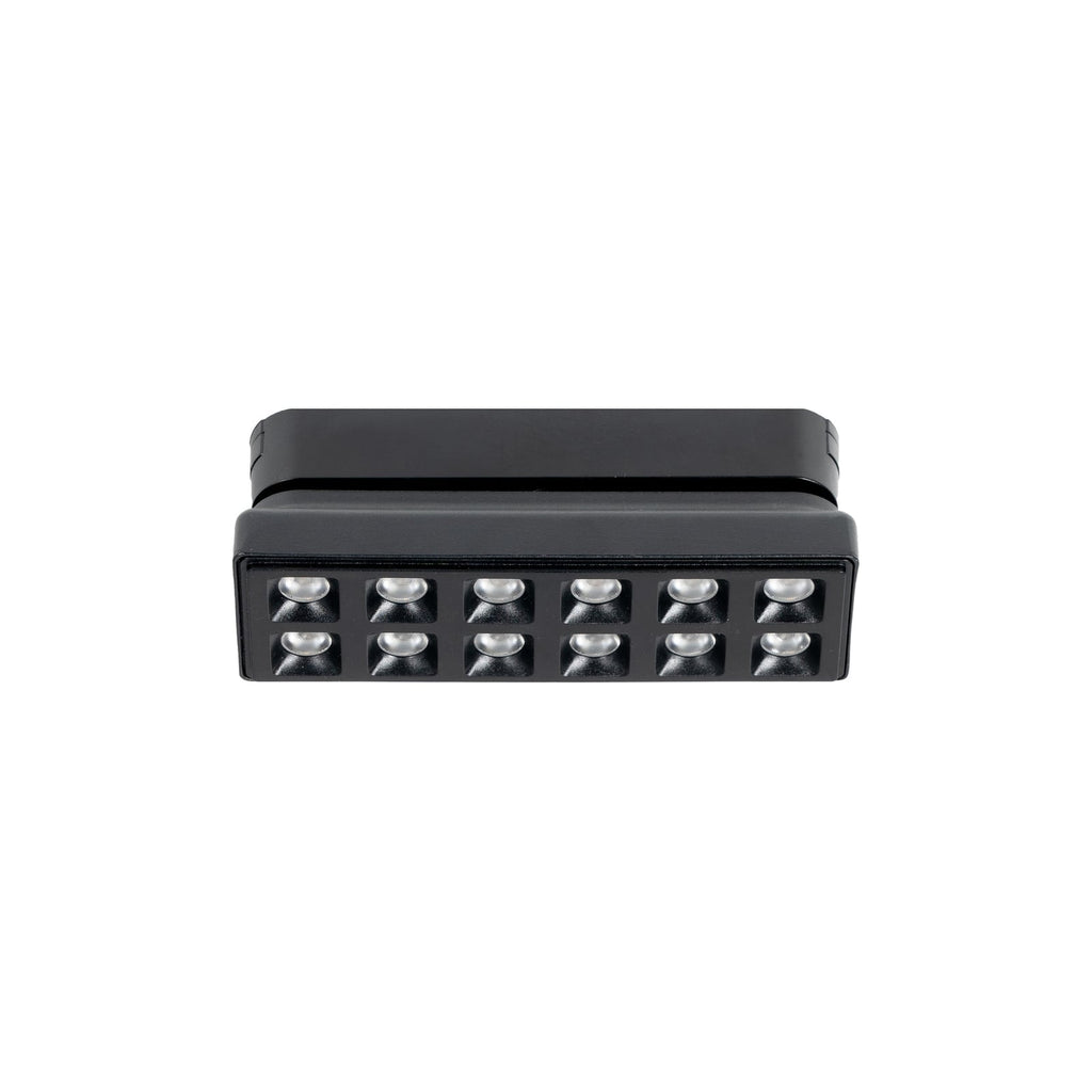LED-skinnelampe 48V Lumaro svart 10W dimbar CCT montert