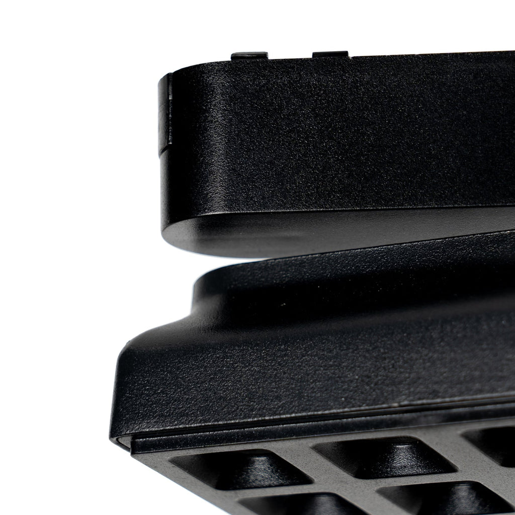 LED-skinnelampe 48V Lumaro svart 10W dimbar CCT lysdetalj