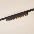 LED-skinnelampe 48V Lumaro svart 12-punkts dimbar CCT forfra