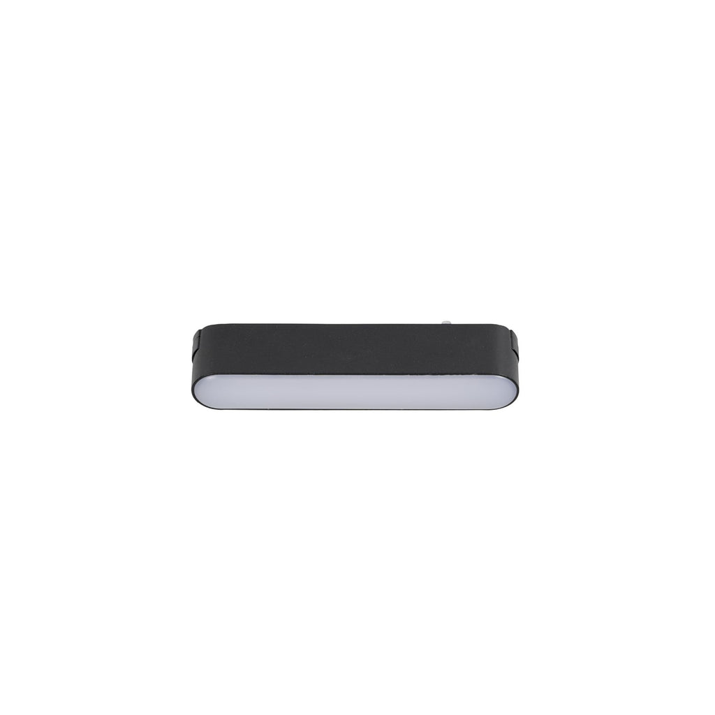 Montert LED-skinnelampe 48V Lumaro svart 5W plast dimbar CCT i rom