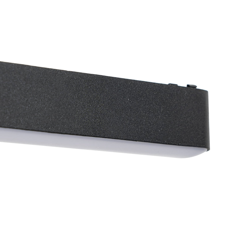LED-skinnelampe 48V Lumaro svart 5W plast dimbar CCT lysdetalj