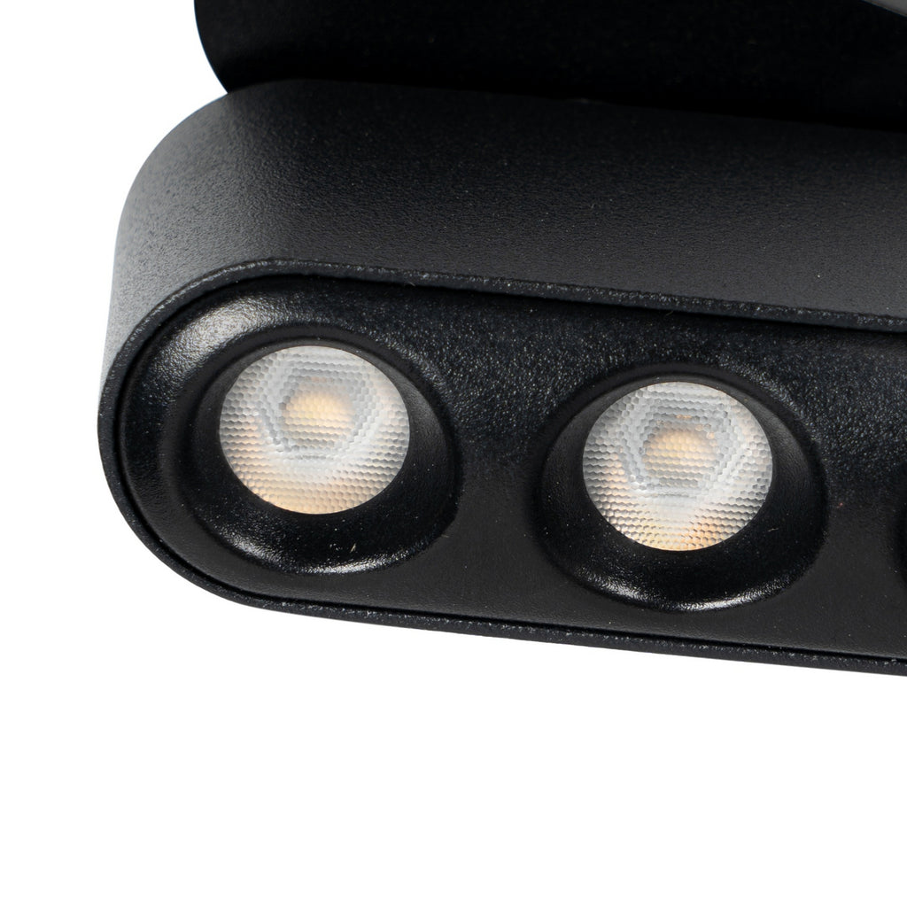 Lysdetalj LED-skinnelampe 48V Lumaro svart 6-punkts dimbar CCT
