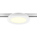 LED skinnelampe Camillus DUOline dimbar hvit Ø17 cm forfra