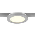 LED skinnelampe Camillus DUOline dimbar titan Ø17 cm forfra