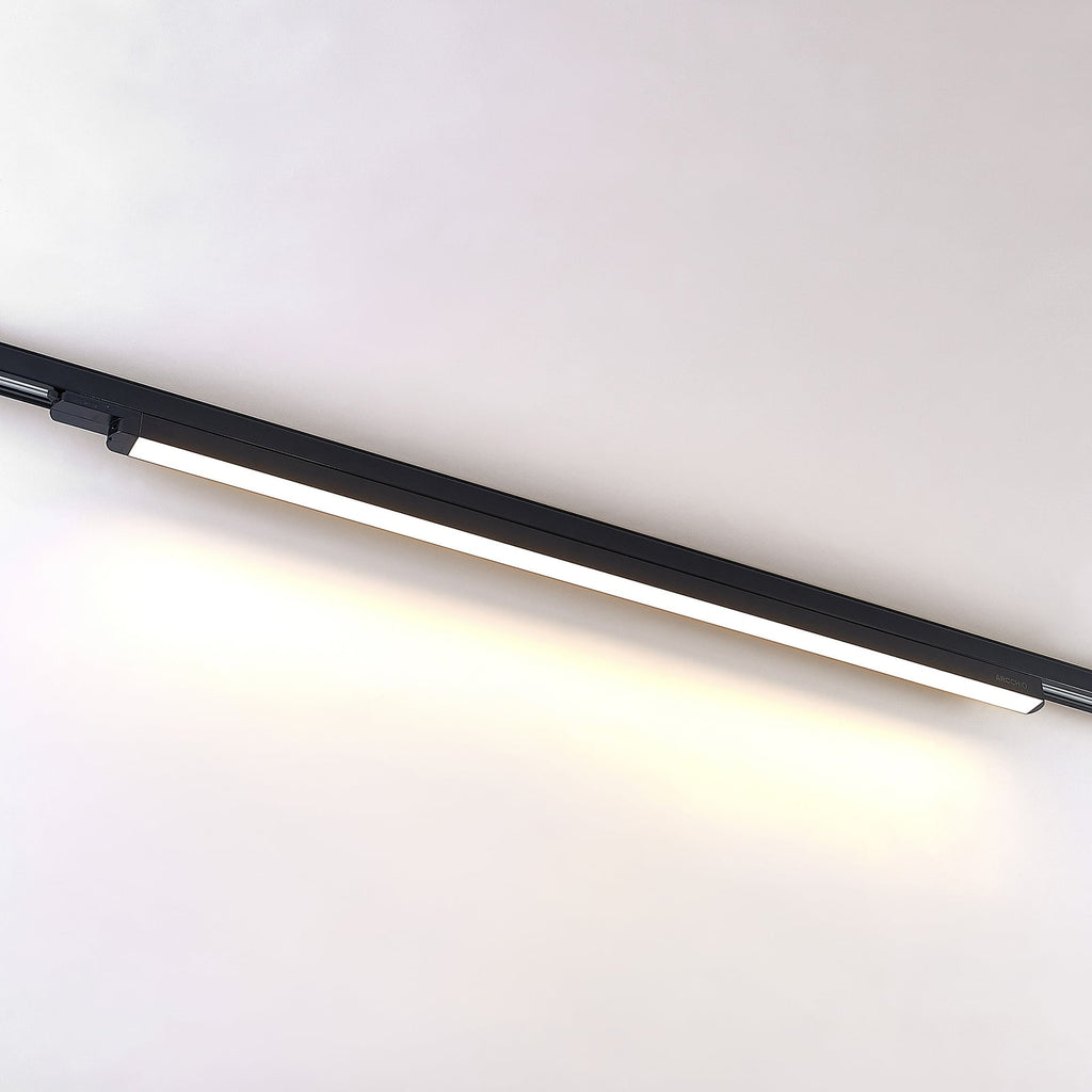 LED skinnelampe Harlow 3-fase svart 109 cm montert