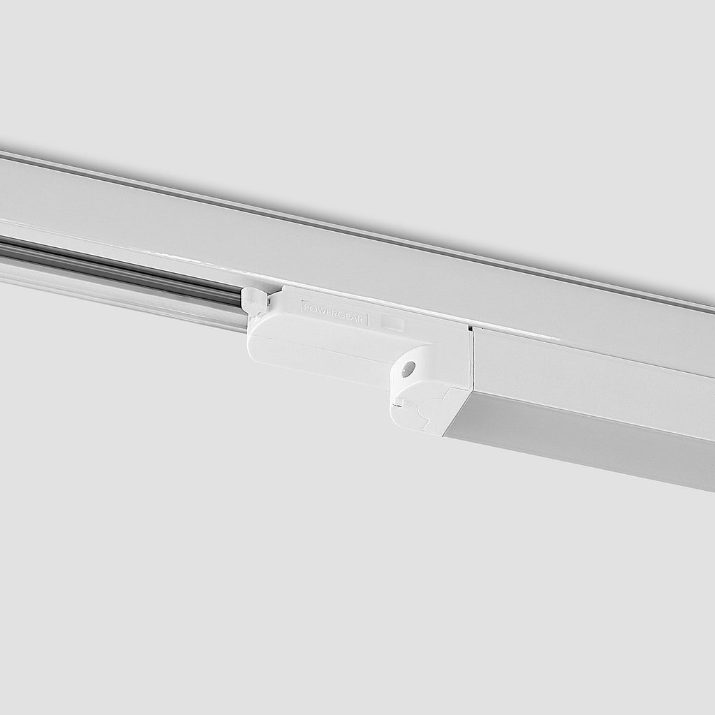 LED-skinnelampe Harlow hvit 109 cm lysdetalj