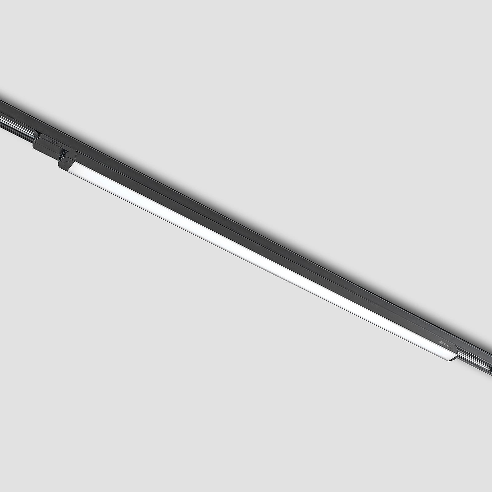 LED-skinnelampe Harlow svart 3-fase 109 cm sideprofil