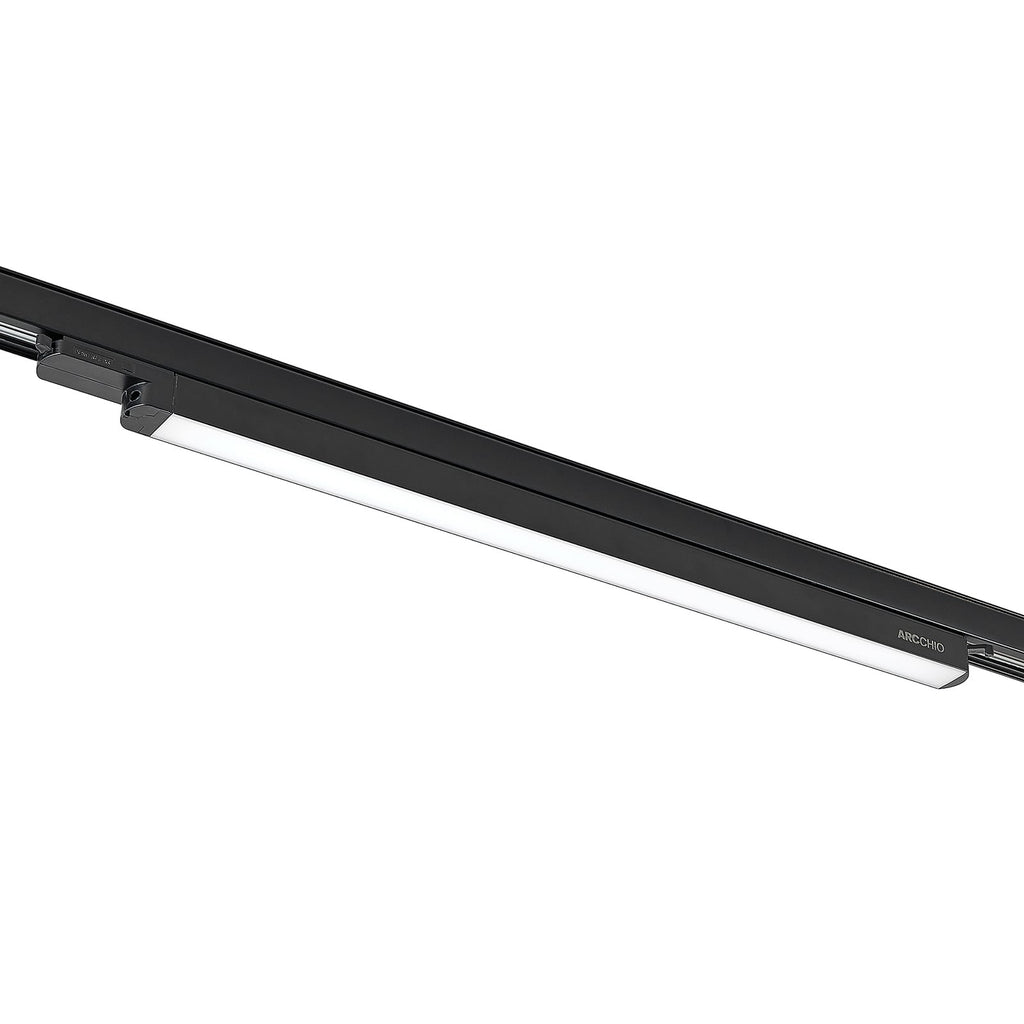 LED skinnelampe Harlow svart 69 cm nærbilde