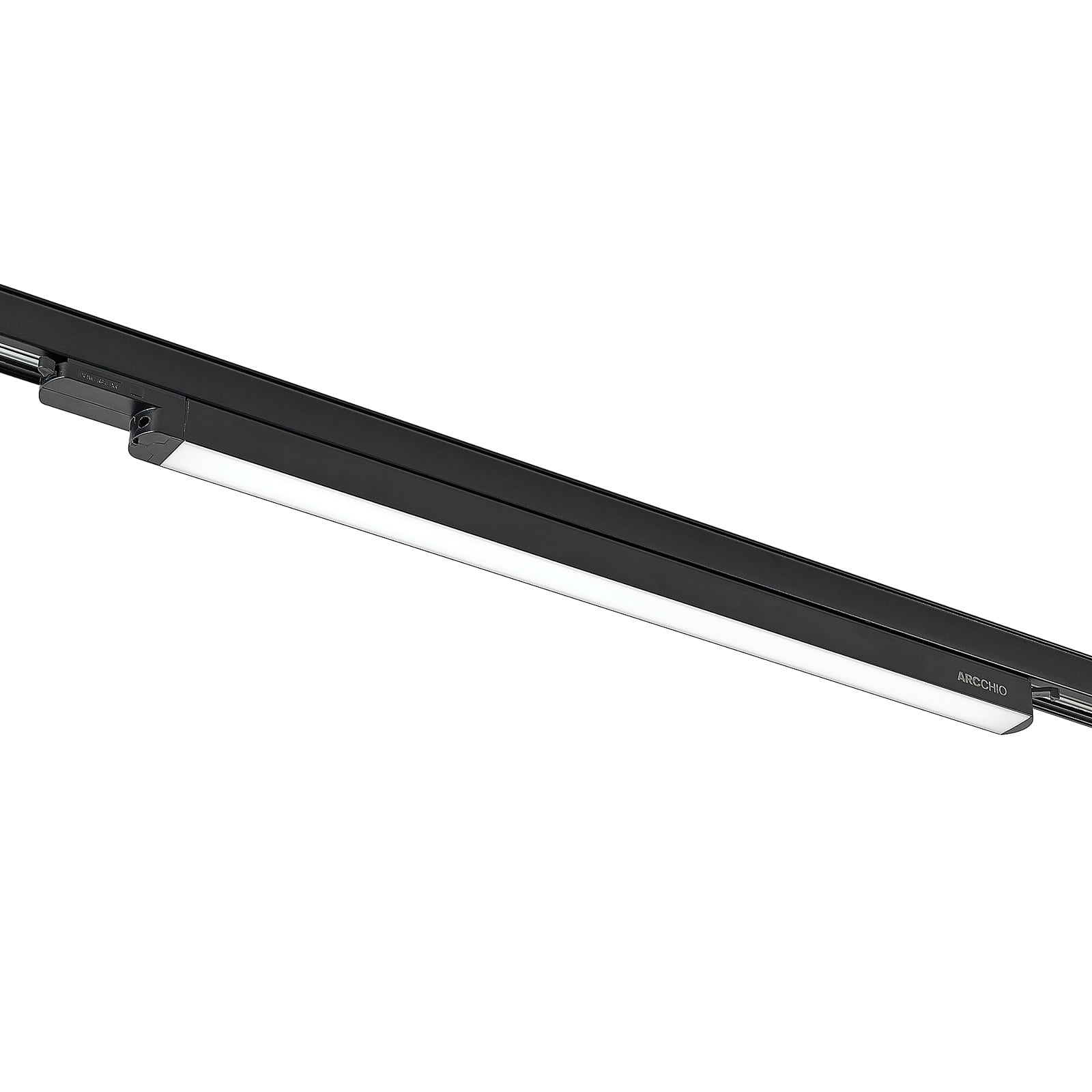 LED skinnelampe Harlow svart 69 cm nærbilde