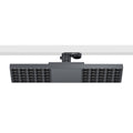LED-skinnelampe Jilly svart 15W 3000K Bluetooth forfra