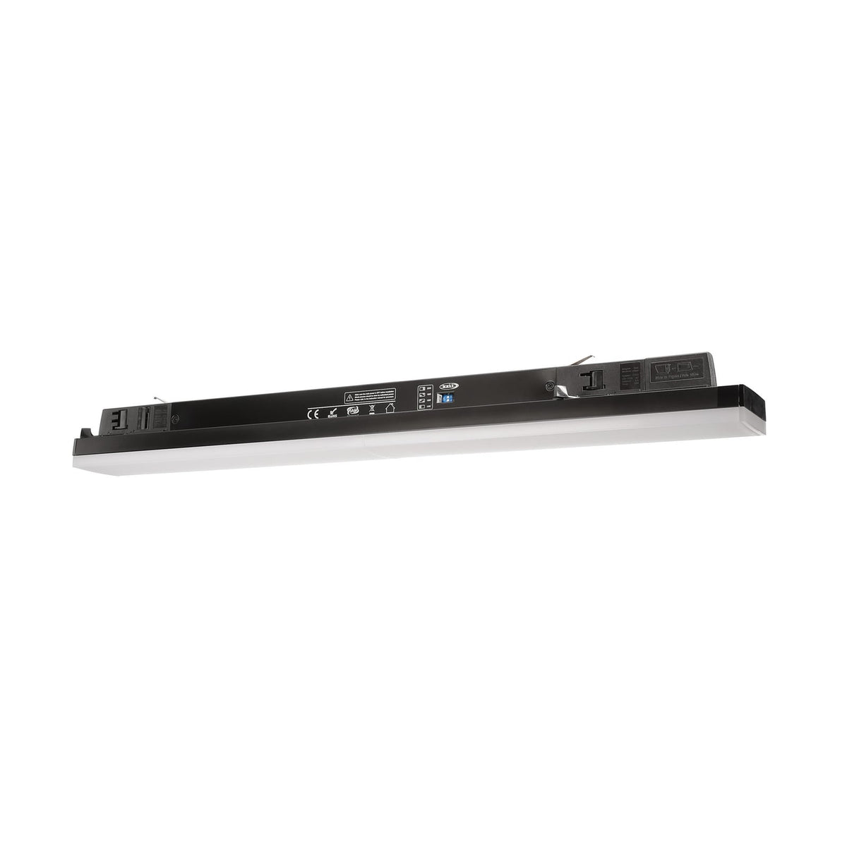 LED skinnelampe LINEAR PRO svart 60 cm 20W 3000K DALI forfra
