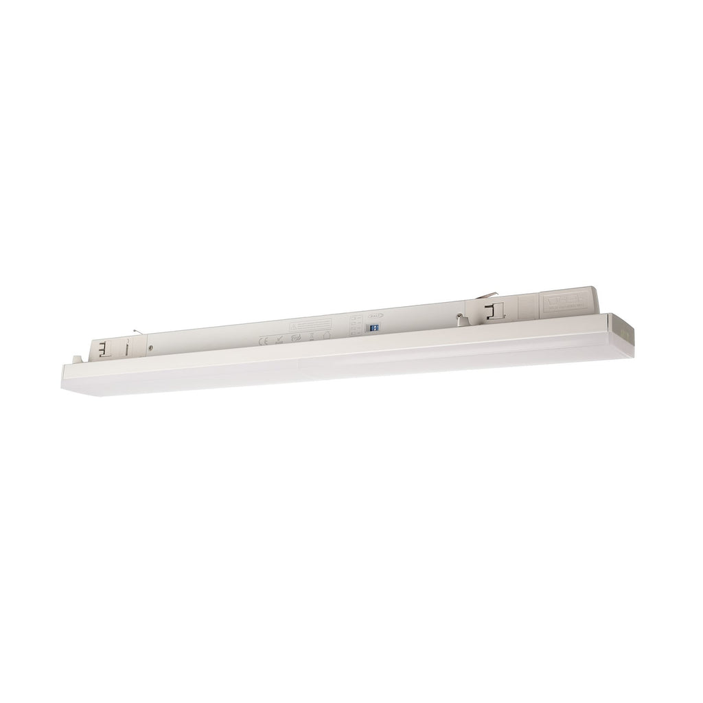 LED skinnelampe LINEAR PRO hvit 60 cm 20W 4000K DALI fra Deko-Light sett forfra