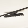 LED-skinnelampe Lumaro 48V dimbar CCT svart 26 cm 20W forfra