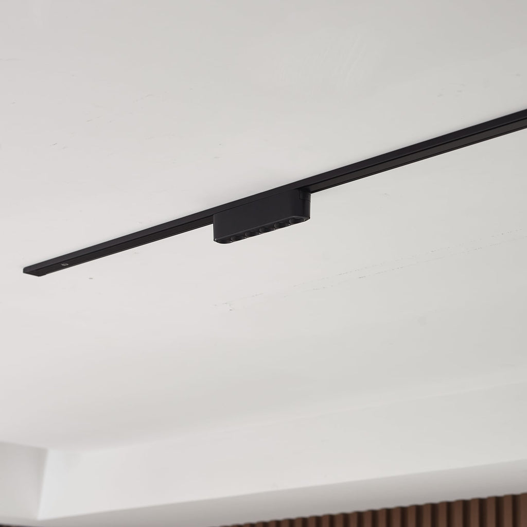 Detaljbilde av LED-skinnelampe Lumaro 48V dimbar CCT svart