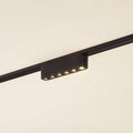 LED-skinnelampe Lumaro 48V dimbar CCT svart forfra