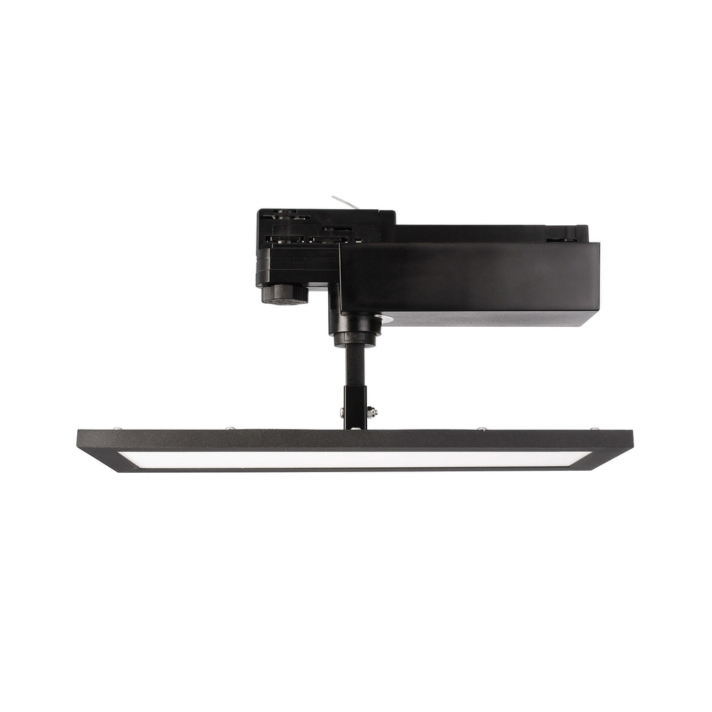 LED skinnepanel TRACK LIGHT svart 3-fase 20W 4000K detalj