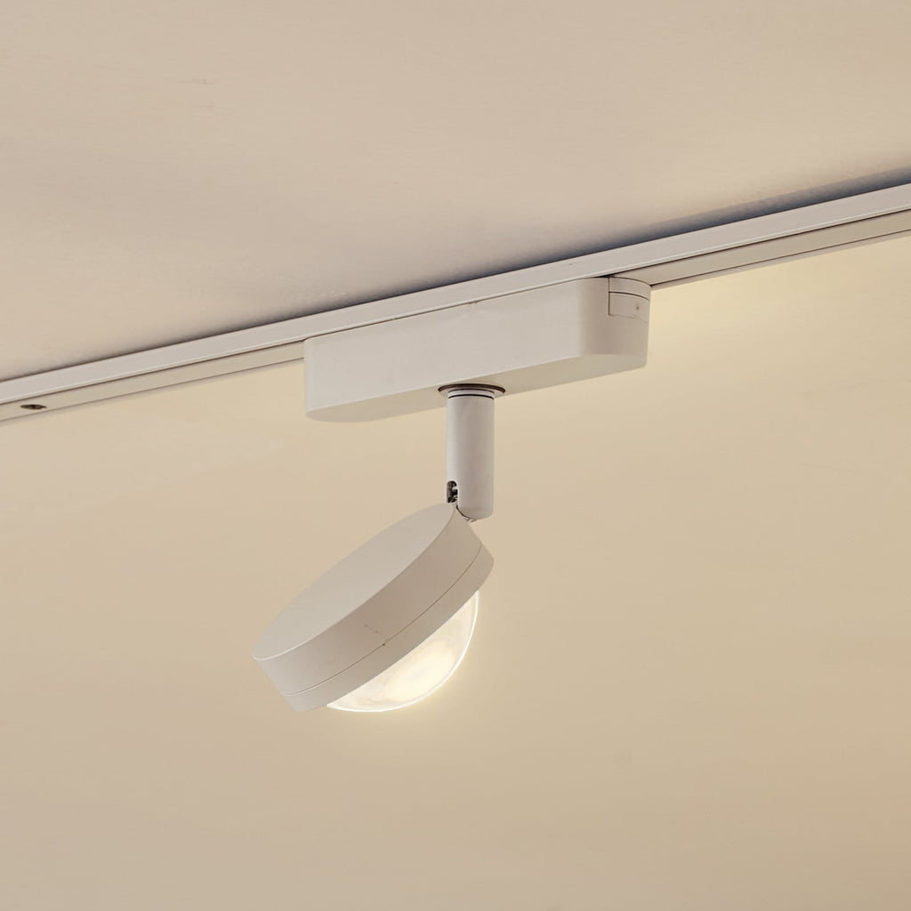 LED-skinnespot 48V Lumaro dimbar hvit forfra