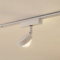 LED-skinnespot 48V Lumaro dimbar hvit forfra