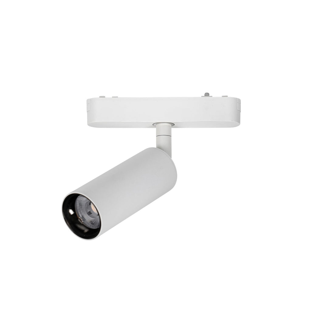 Montert LED-skinnespot 48V Lumaro dimbar hvit Ø4 cm aluminium CCT i tak