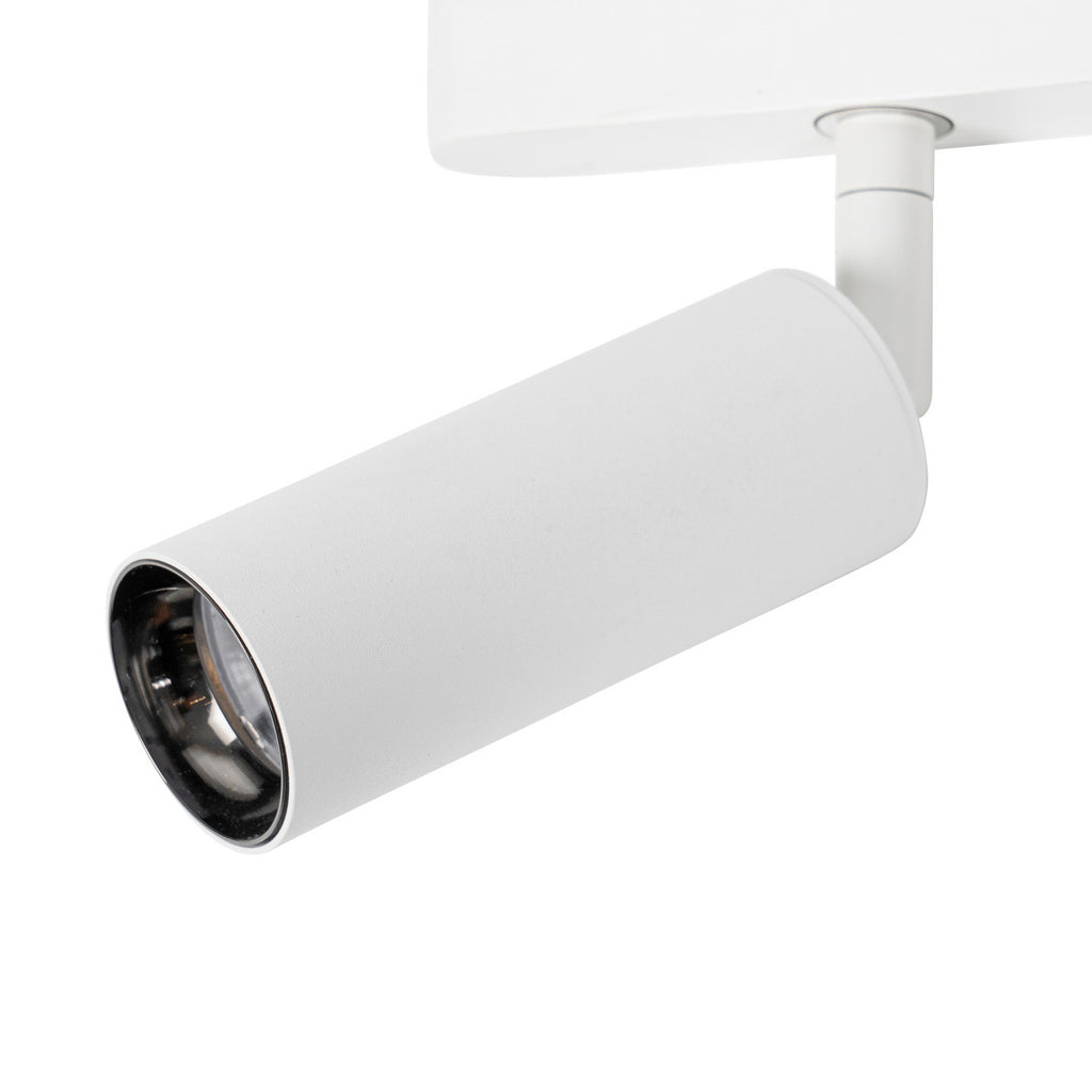 LED-skinnespot 48V Lumaro dimbar hvit Ø4 cm aluminium CCT svingbar hode