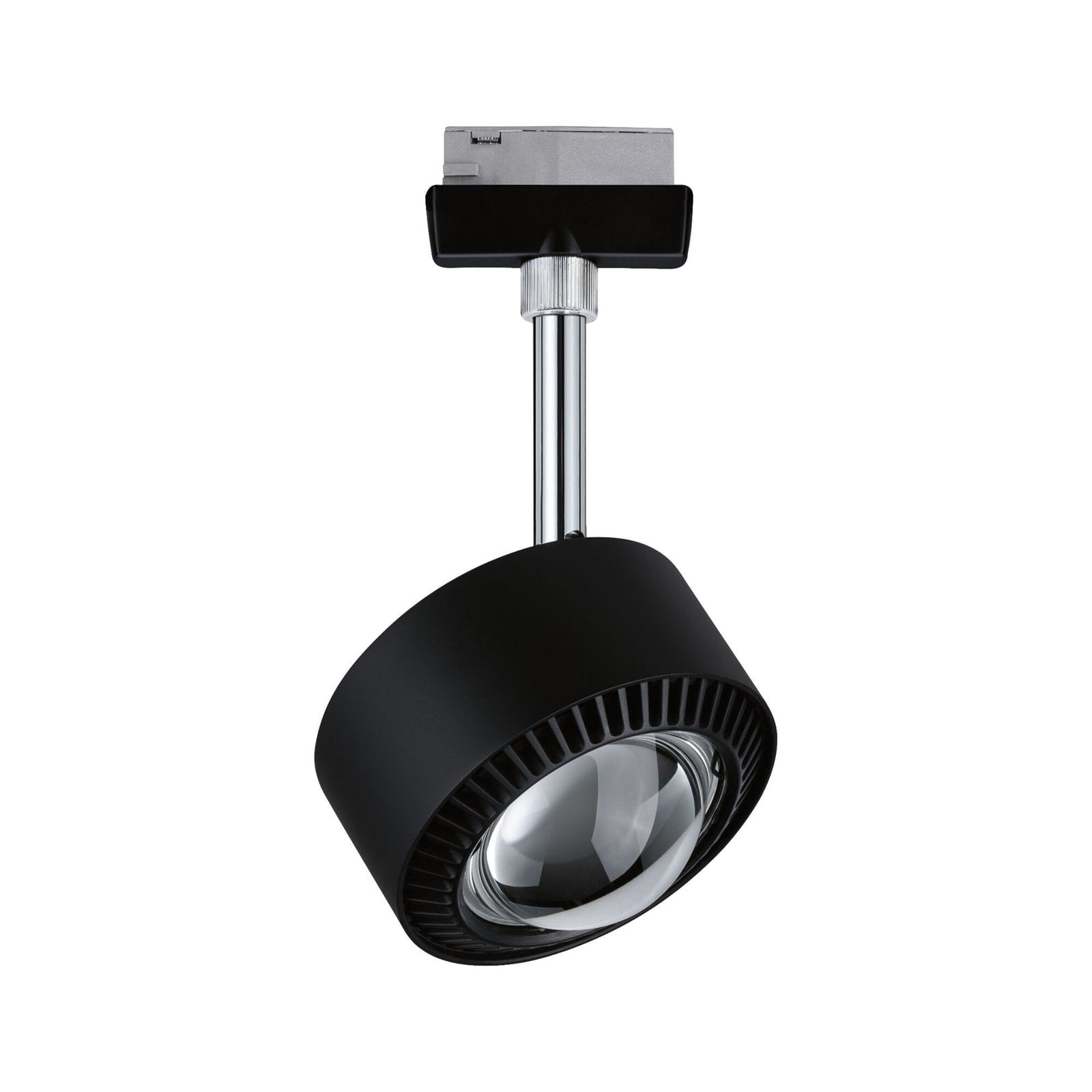 LED skinnespot Aldan URail CCT svart matt Ø9,9 cm bakside