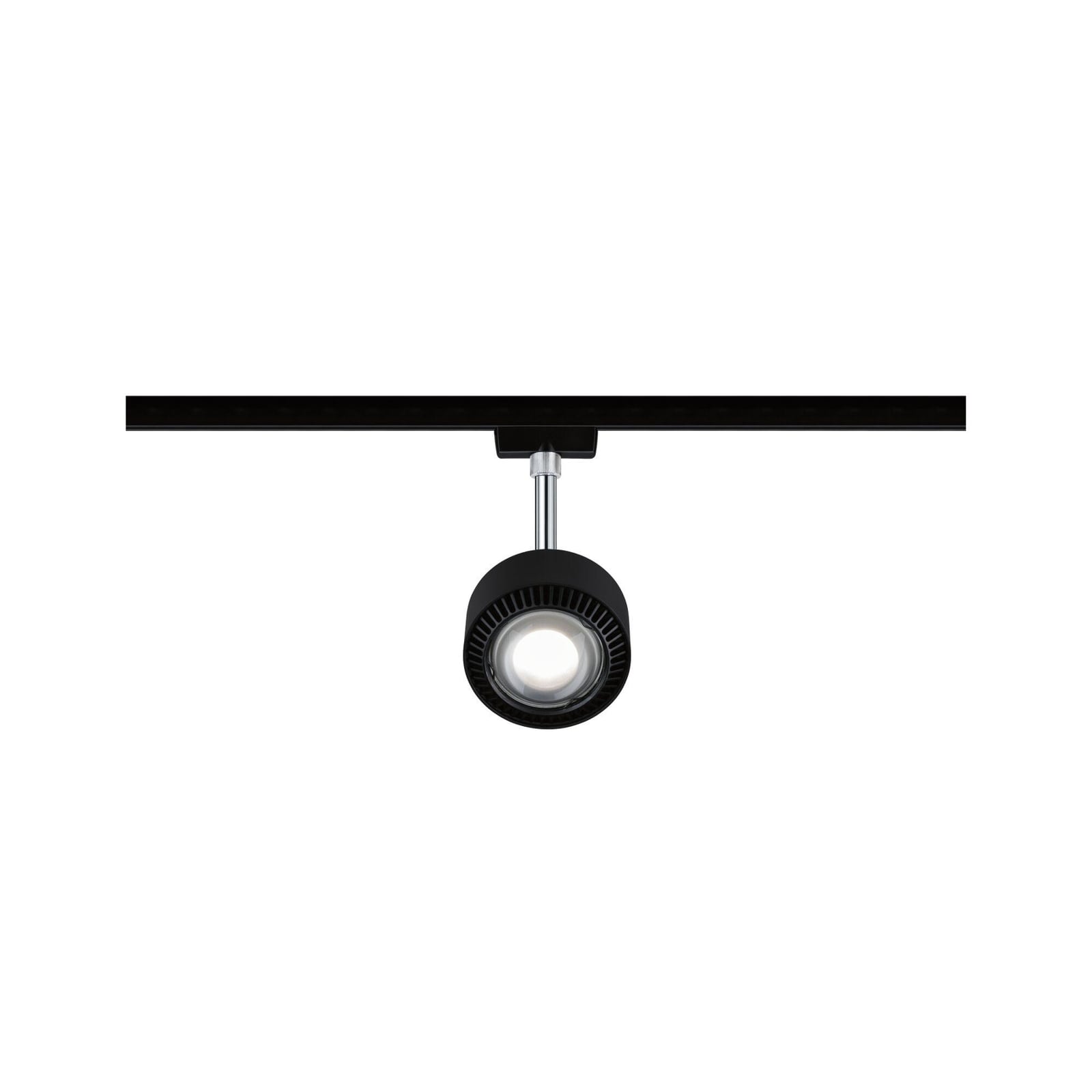 LED skinnespot Aldan URail CCT svart matt Ø9,9 cm nærbilde