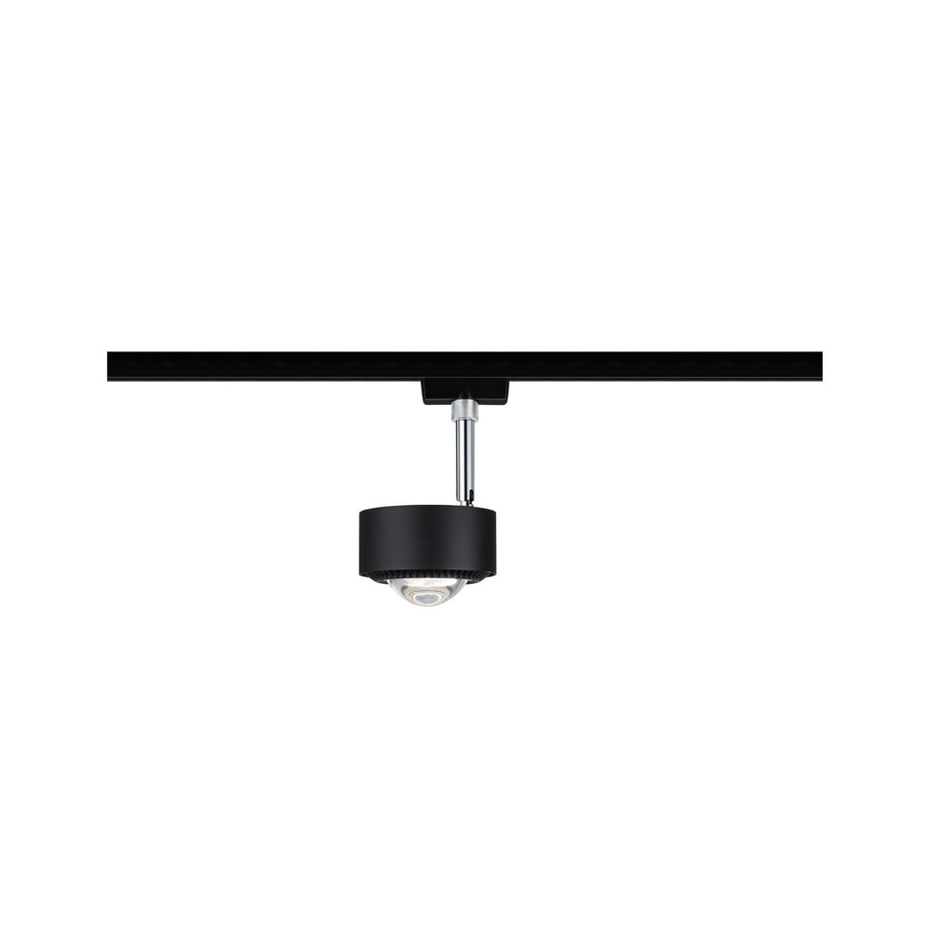LED skinnespot Aldan URail CCT svart matt Ø9,9 cm vinklet
