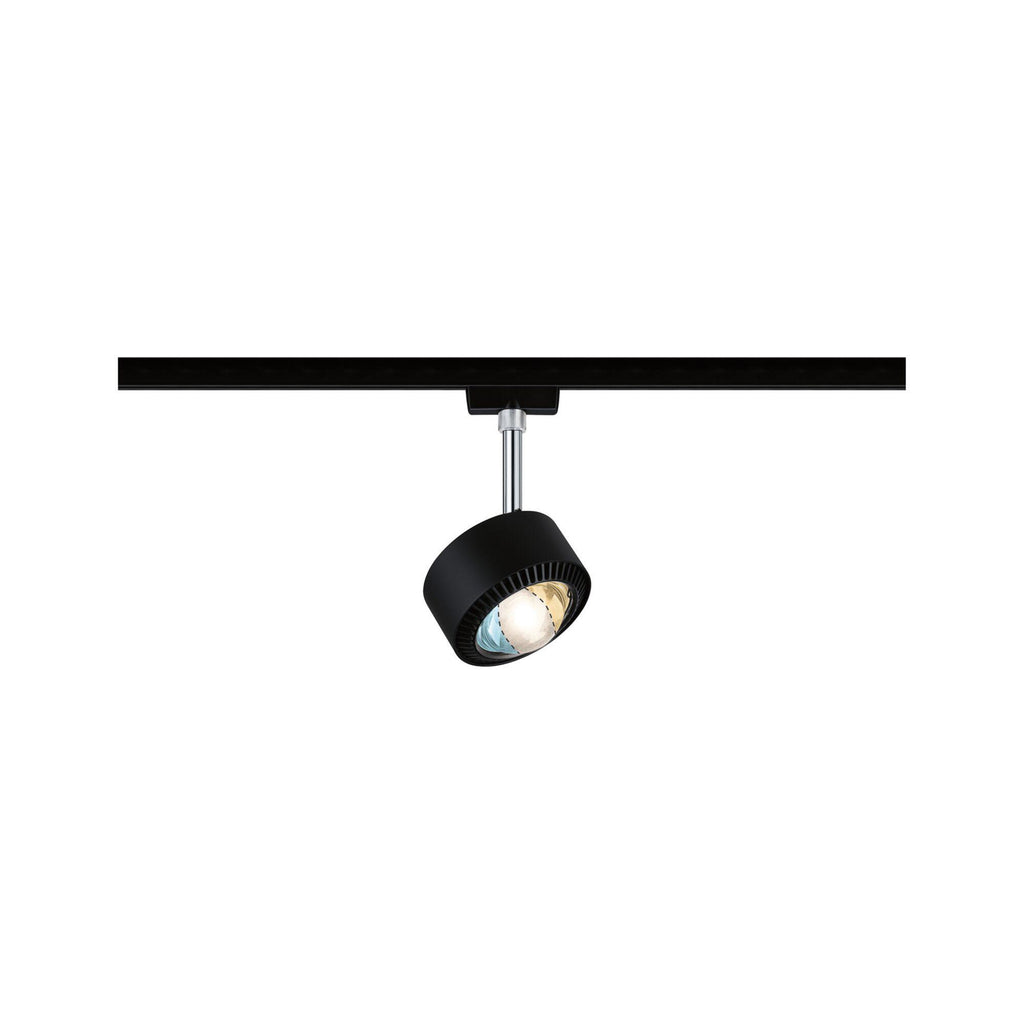 LED skinnespot Aldan URail CCT svart matt Ø9,9 cm lysbilde