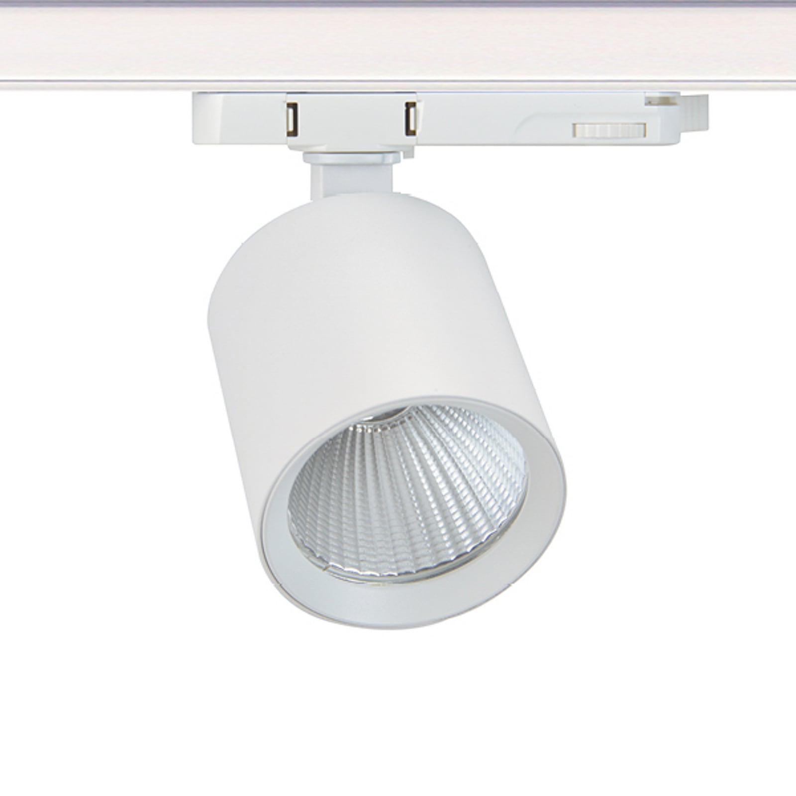 LED skinnespot Fox hvit 3-fase 40W 3000K CRI90 bakside