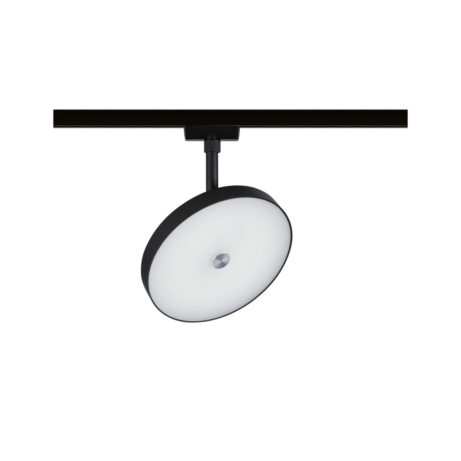 LED skinnespot Hildor URail 15W dimbar svart 4000K Paulmann montert i rom