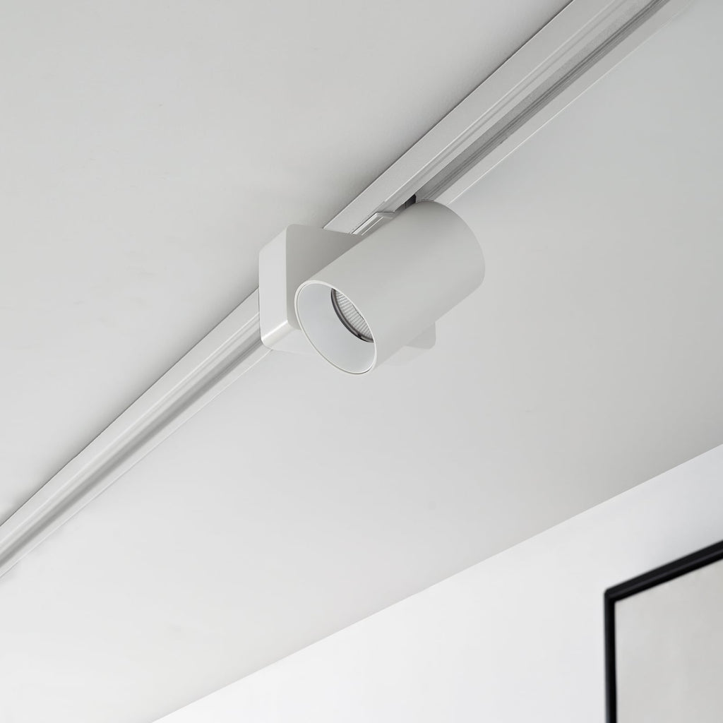 LED skinnespot Linaro Brinja hvit aluminium detalj