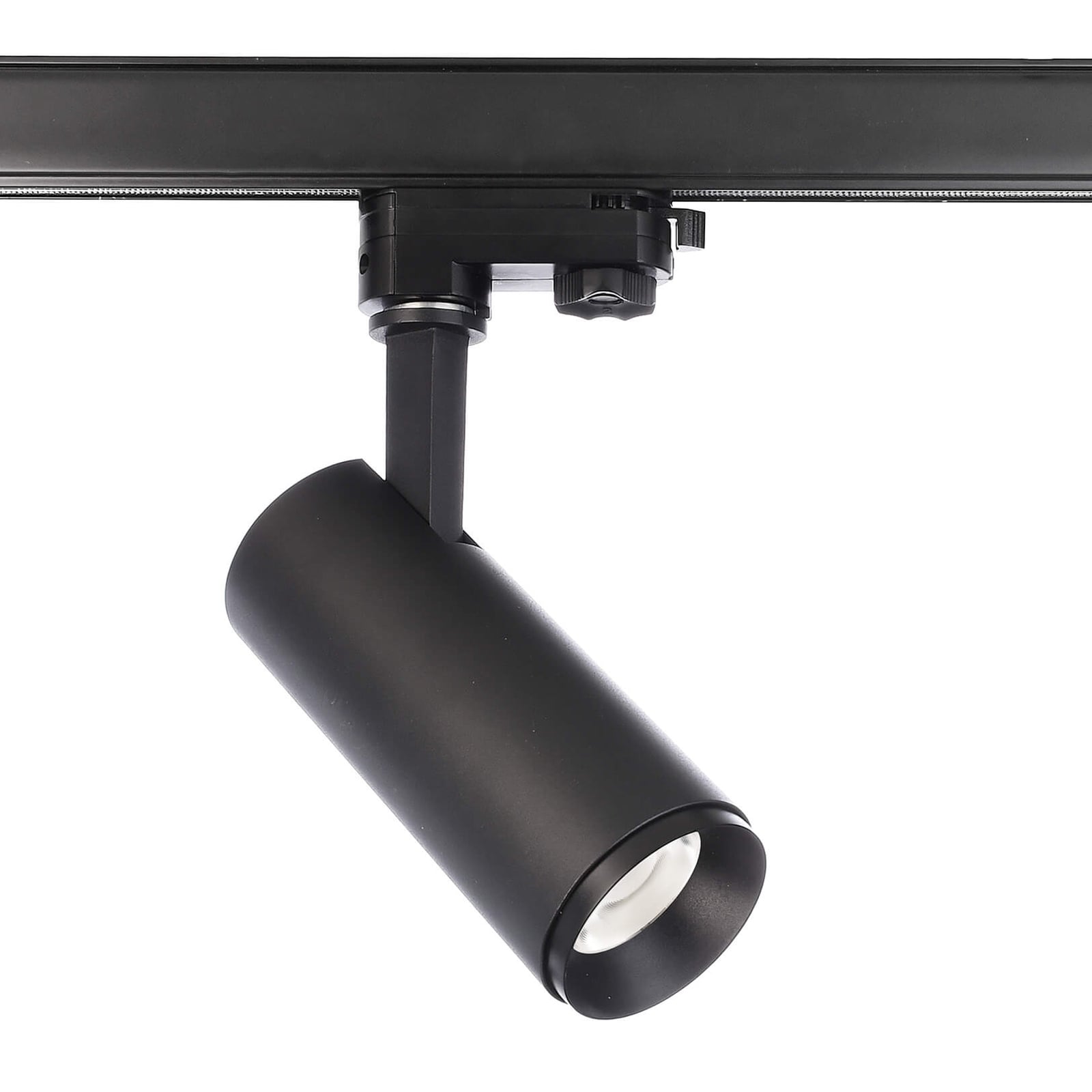 LED skinnespot Lucea 3-fase 10W svart dimbar CCT forfra