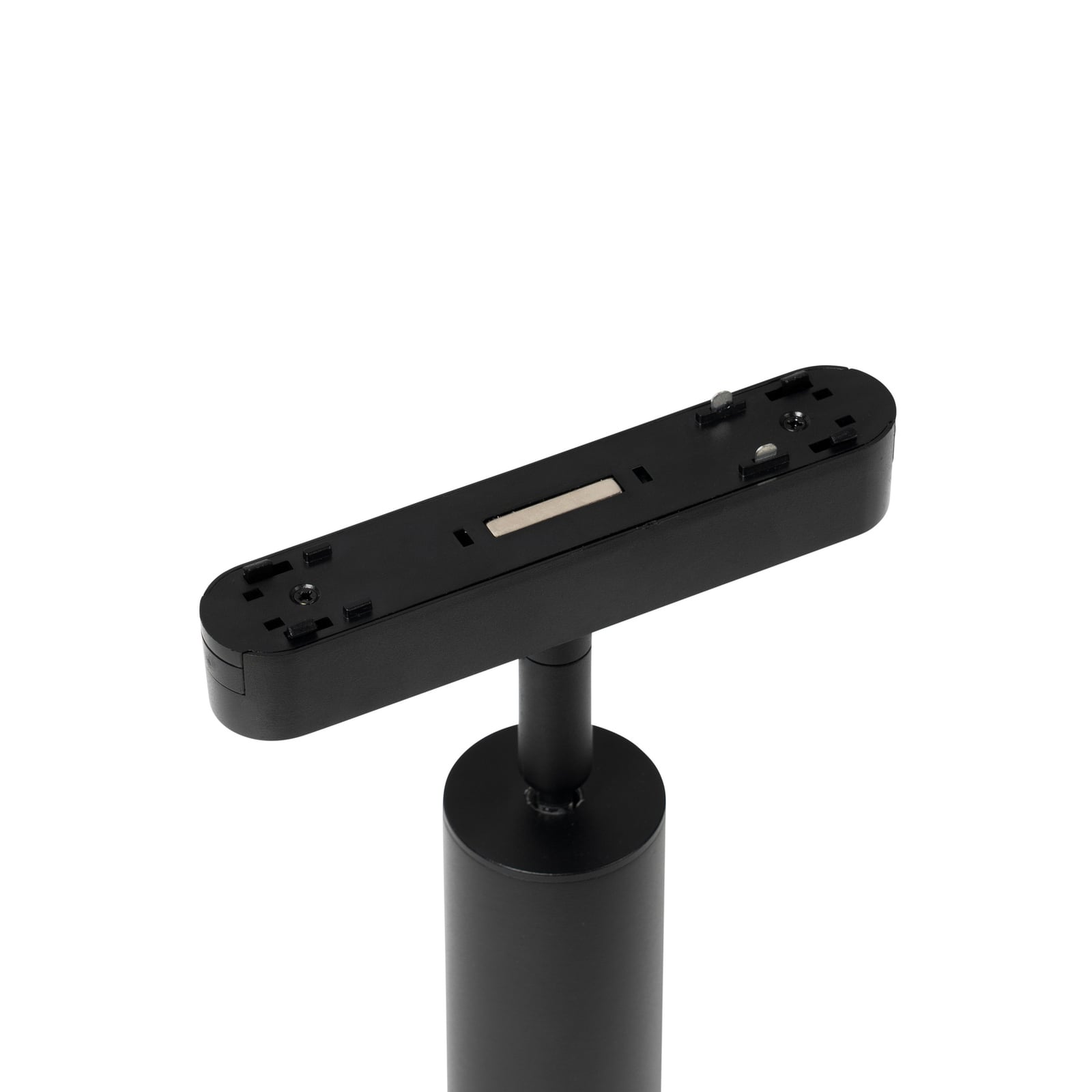 LED-skinnespot Lumaro 48V svart Ø4 cm installasjon